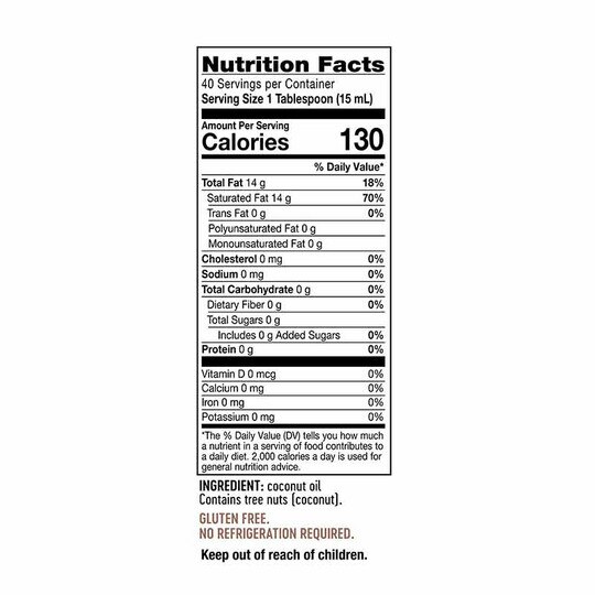 Liquid Coconut Premium Oil, NWA